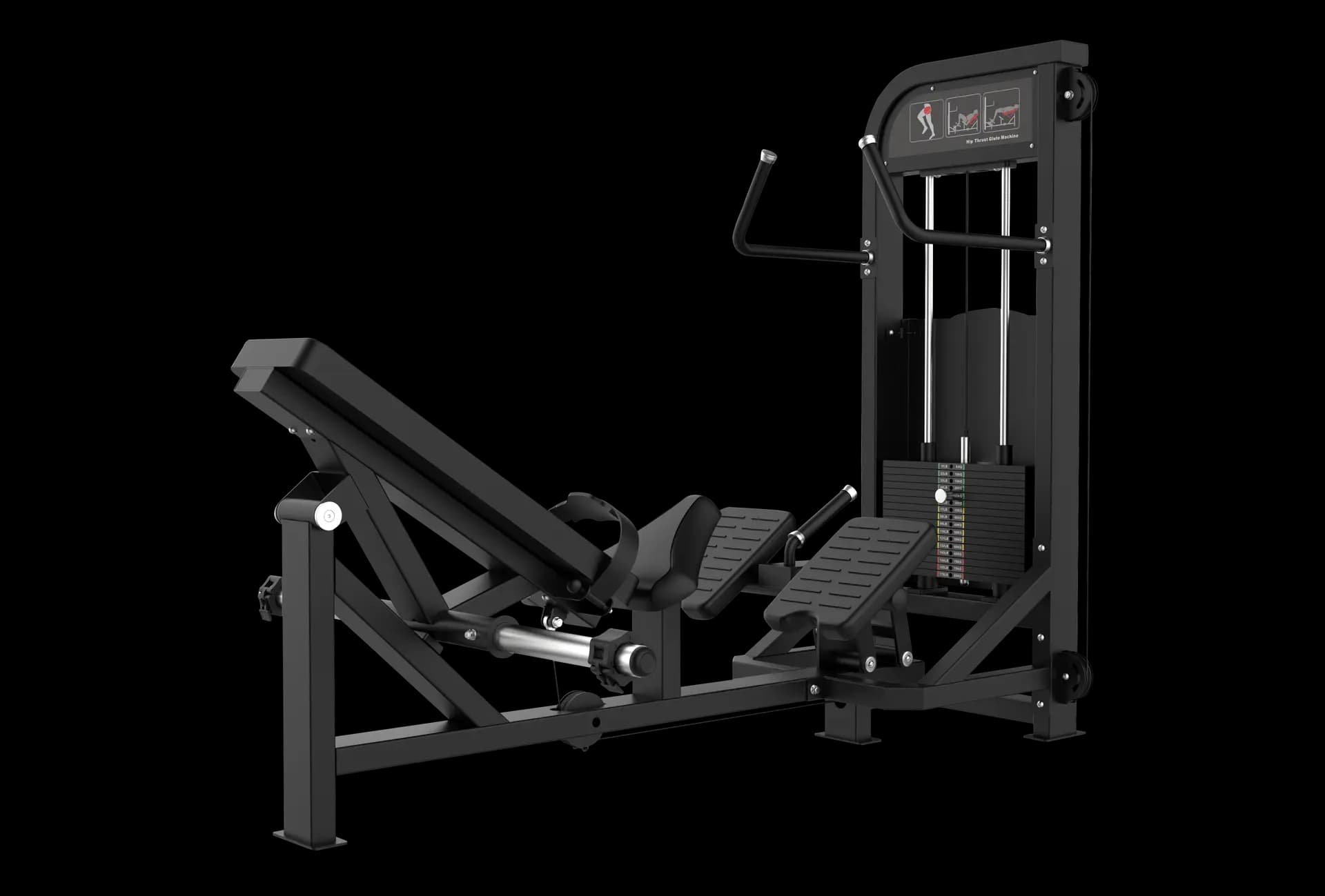 Hip Thrust Glute Pl+Stack — alternate view